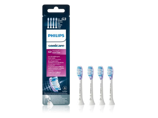Philips Sonicare G3 Premium HX9054 Gum Care - Extra tandborsthuvud - till tandborste - vit (paket om 4)