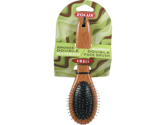 Zolux Double "Bamboo" brush - small