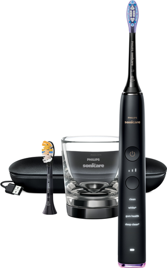 Elektrisk tandborste PHILIPS Sonicare HX9917/89, 62000 slag/min, 4 program, 2 huvuden, svart