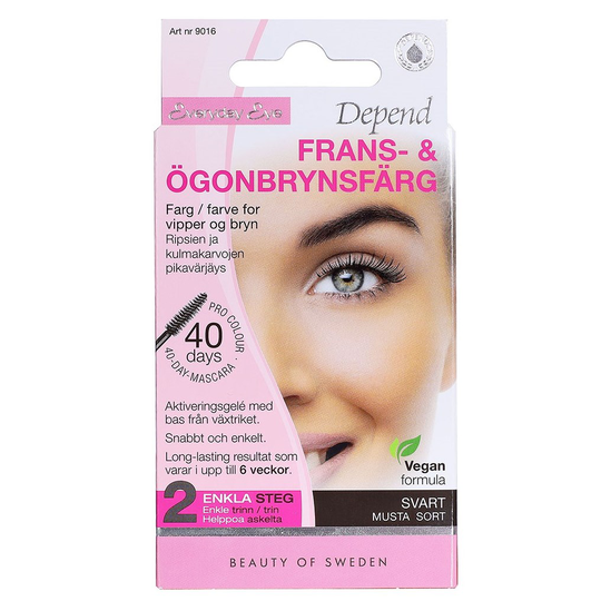 Depend Everyday Eye Frans & Ögonbrynsfärg Svart