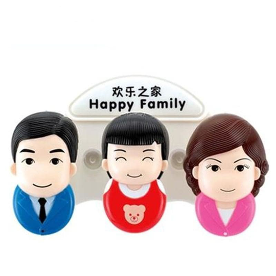 Tandborsthållare - Happy Family