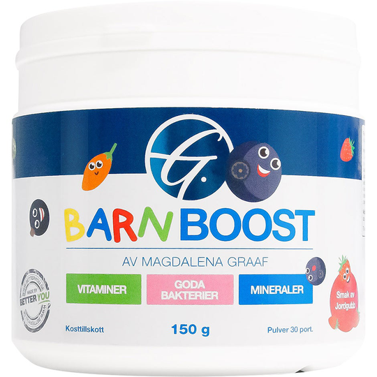 Barn Boost Jordgubb, 150 g Better You Kosttillskott