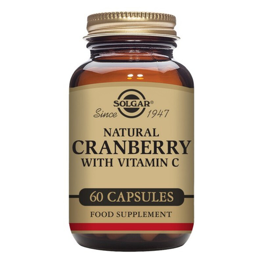 Tranbär med C-vitamin Solgar (60 Kapslar)