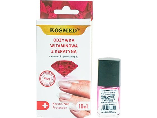 Kosmed Kosmed Vitamin nail conditioner with keratin 10in1 9ml