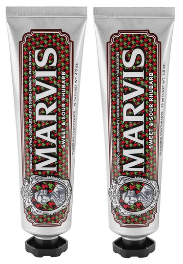 MARVIS - Toothpaste 2x75 ml- Sweet Sour Rhubarb