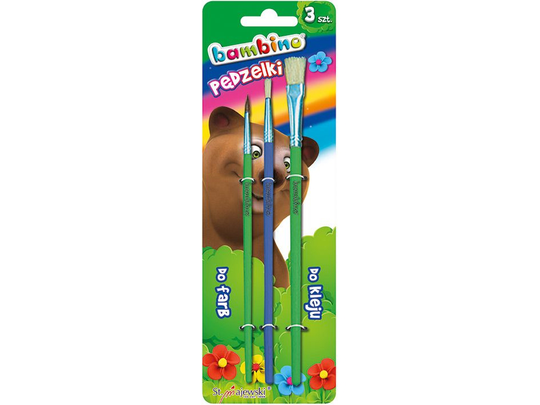 St. Majewski Paint and glue brushes 3 pcs