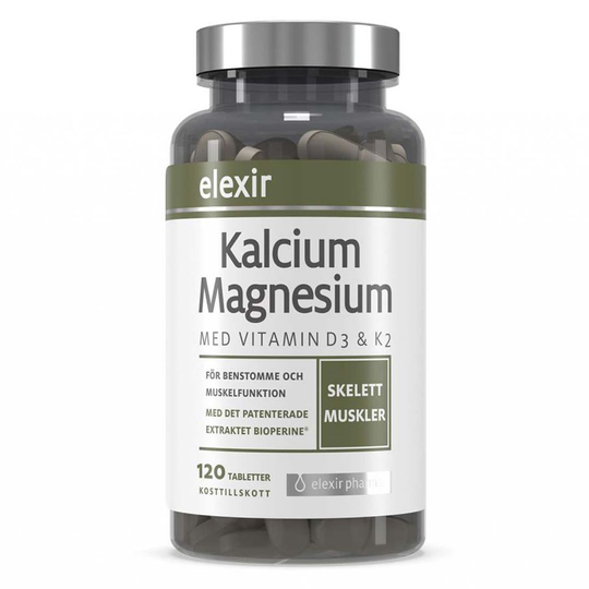 Kalcium & Magnesium, 120 tabs, Mineraler