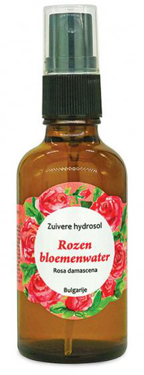 eterisk olja rosenblomma vatten 50 ml transparent