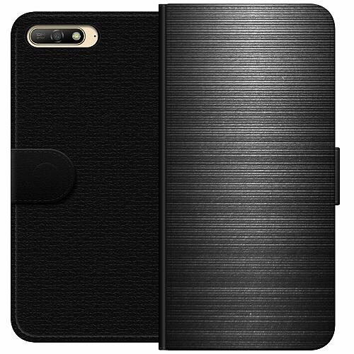 Huawei Y6 2018 Plånboksfodral Brushed Metal