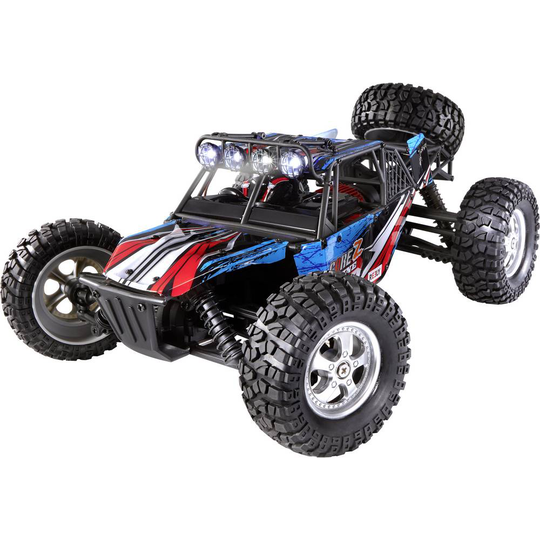 Reely Borst motor 1:10 XS RC Bil nybörjare Elektrisk Buggy Fyrhjulsdrift (4WD) RtR 2,4 GHz inkl. batteri och laddningsk