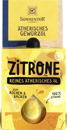 Sonnentor Citron eterisk kryddolja, 4,5 ml