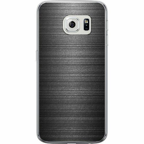 Samsung Galaxy S6 edge Mjukt skal - Brushed Metal