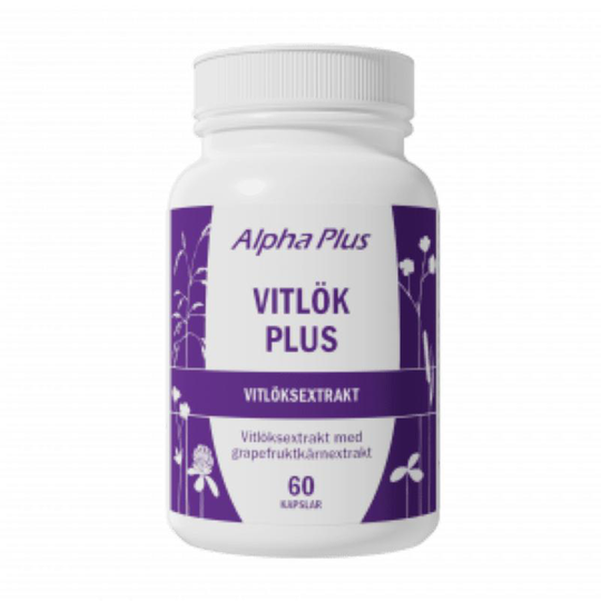 Vitlök Plus 60 kapslar Alpha plus