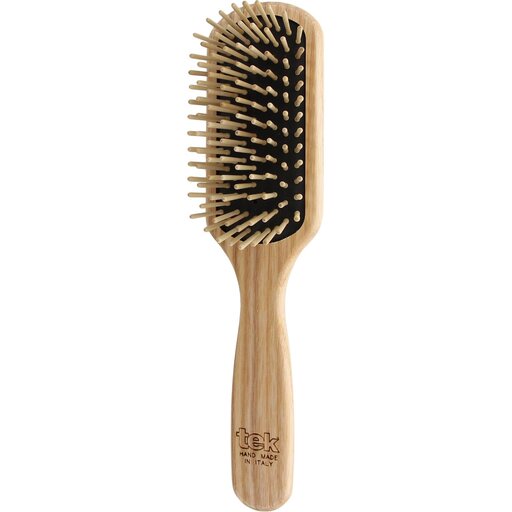 Medium Size Paddle Brush With Short Wooden Pins