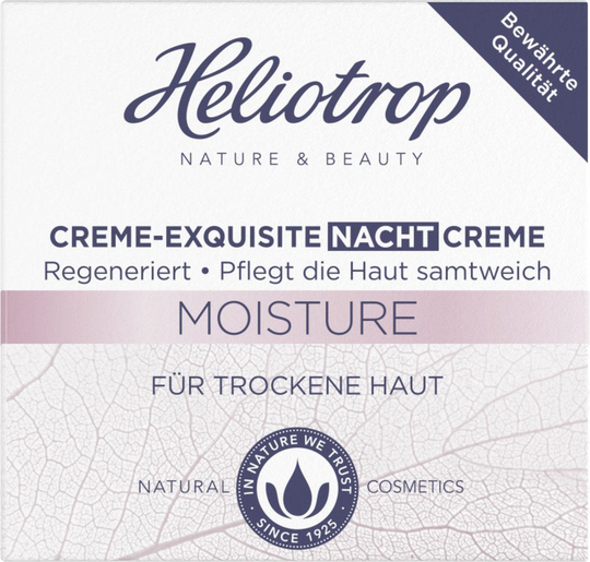Heliotrop Moisture Creme-Utsökt regenererande nattkräm, 50ml
