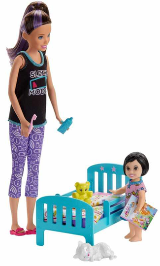 Barbie Barnvakt Sängdags Lekset GHV88
