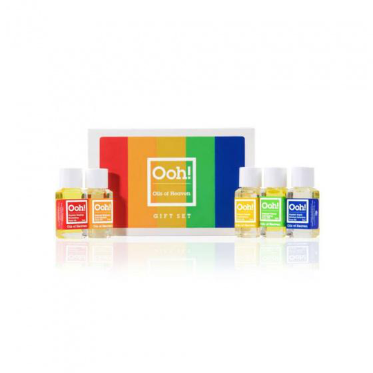 presentuppsättning Oils of Heaven damer 5 ml 5-del