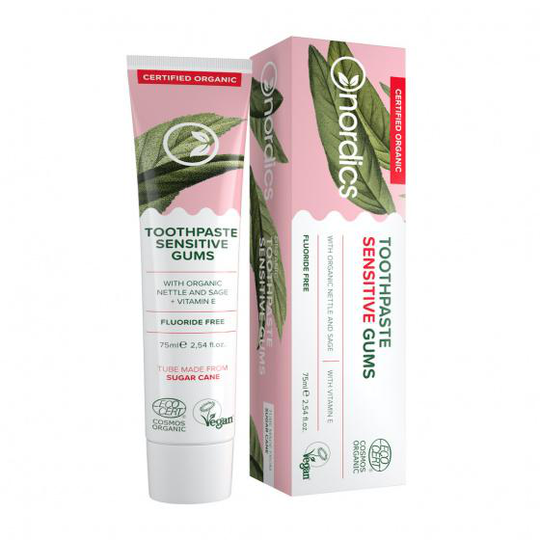 tandkräm Bio Sensitive Gums vegan 75 ml vit
