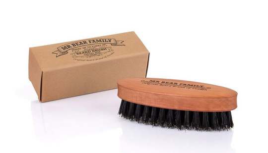 Mr Bear Family Beard Brush Travel Size