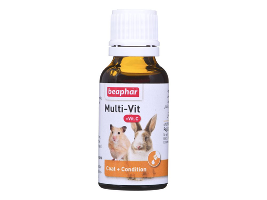 Beaphar Vitamin pre1 partion for rabbits and rodents - 20 ml