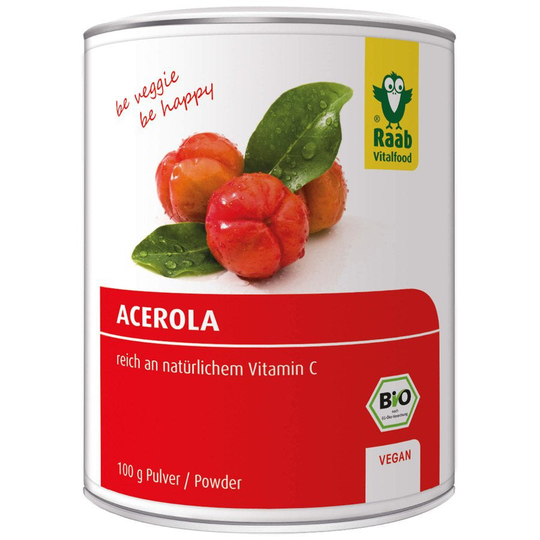 Raab Vitalfood BIO Acerola pulver, 100g