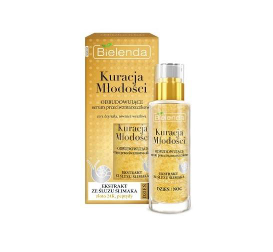 Bielenda Youth Treatment rekonstruktiv anti-rynk serum med extrakt av snigel slem Day / Night 30ml