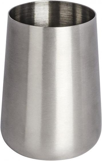 tandborstkopp Massiv 8 x 10 cm rostfritt stål silver