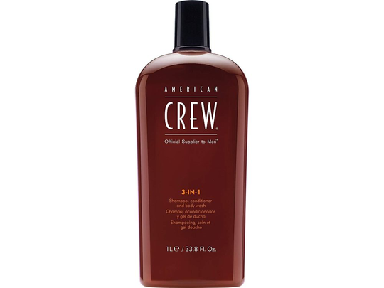 American Crew Official Supplier To Men 3-In-1 Shampoo conditioner and body wash 1000ml