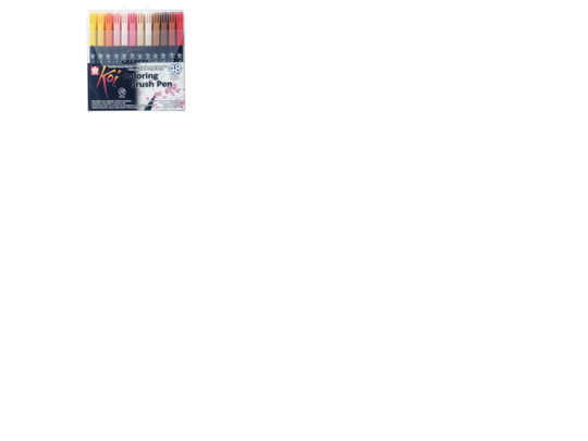Sakura Koi Coloring Brush Pen set | 48 colours