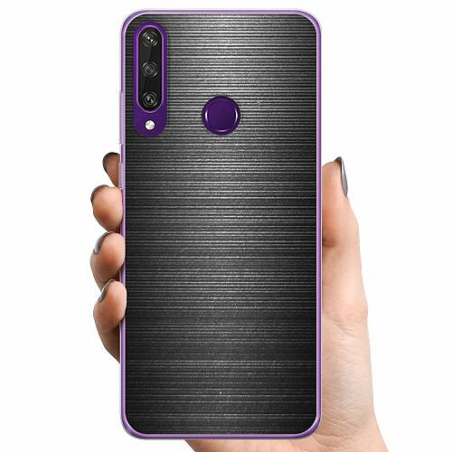 Huawei Y6p TPU Mobilskal Brushed Metal