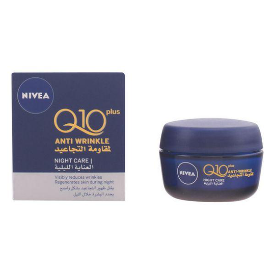 Nattkräm mot rynkor Q10 Plus Nivea