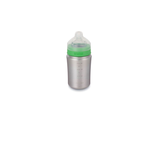 Klean Kanteen Kid Baby Bottle Medium Flow Brushed Stainless 266 ml