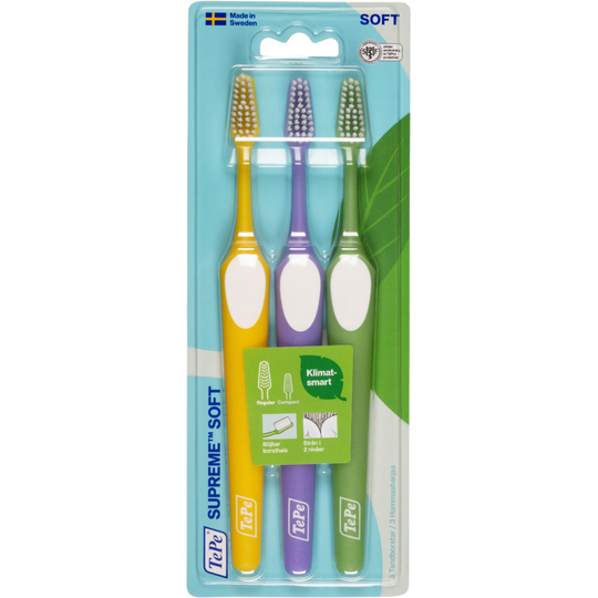 TePe Supreme Soft Tandborstar 3 st