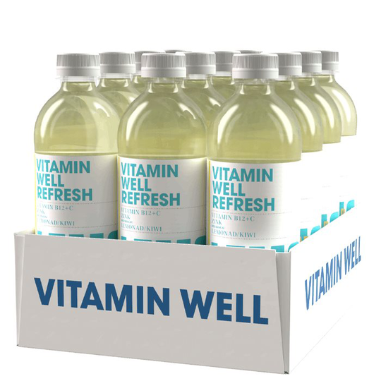12 x Vitamin Well, 500ml, Refresh