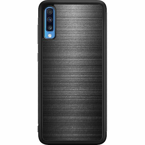 Samsung Galaxy A70 Svart Skal Brushed Metal