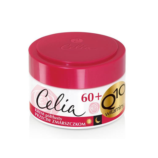 Celia Q10 Vitaminer 60+ forsvinde fløde anti-rynke dag og nat 50ml