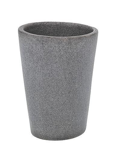 tandborsthållare Pebble Stone 10,7 cm polyresin grå