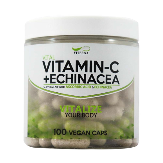 Vitamin C + Echinacea, 100 caps, Vitaminer