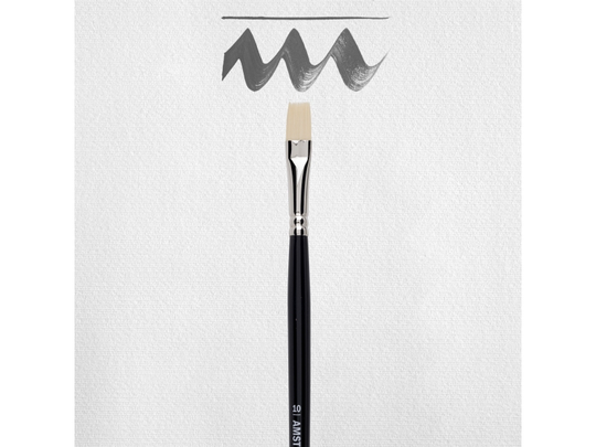 Amsterdam Brush Series 600 #10 - 10 mm - Synthetic Flat