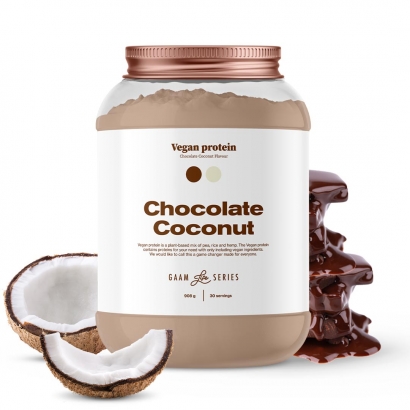 GAAM Life Series Vegan Protein 908 g Chocolate Coconut
