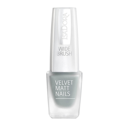 IsaDora Velvet Matt Nails Sage Grey