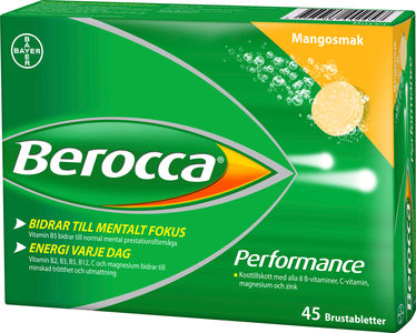 Berocca Performance Mango Brustablett 45 st