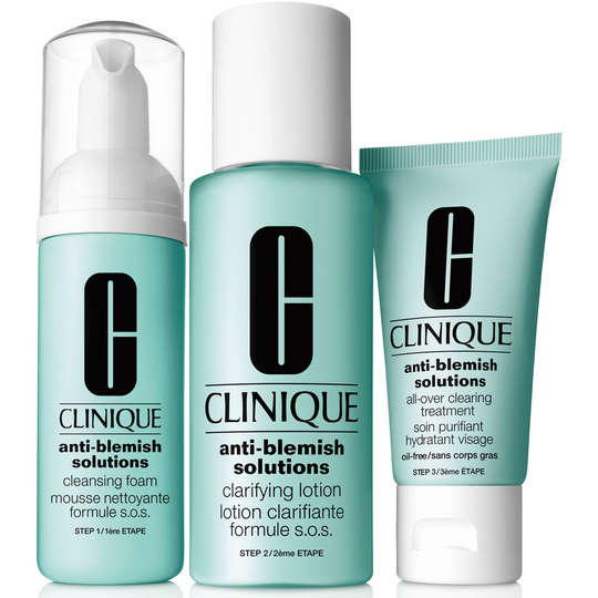 Clinique Anti-Blemish Solutions 3-Step Skin Care System 180 ml