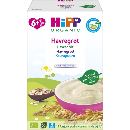 HiPP Organic Havregröt 420 g