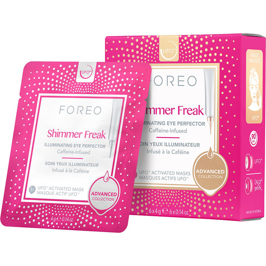 FOREO UFO Mask Shimmer Freak | Sheet Mask | Ögonmask trötta ögon |