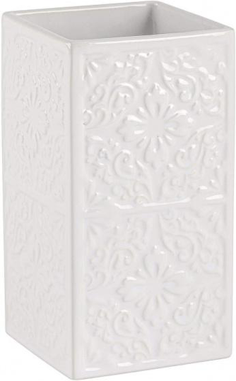 badrumsbägare Cordoba 6,5 x 12 cm keramiskt vitt