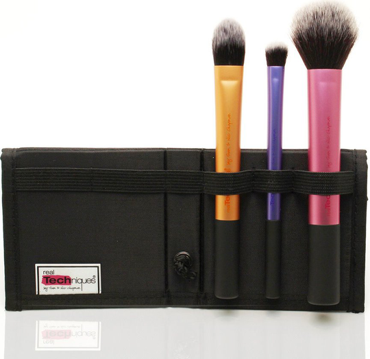 Real Techniques - Travel Essentials 3x Brush + Case