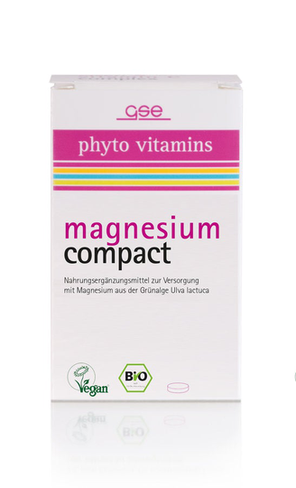 GSE Magnesium Compact (Bio), 60 Tabl. a 615 mg, 37 g