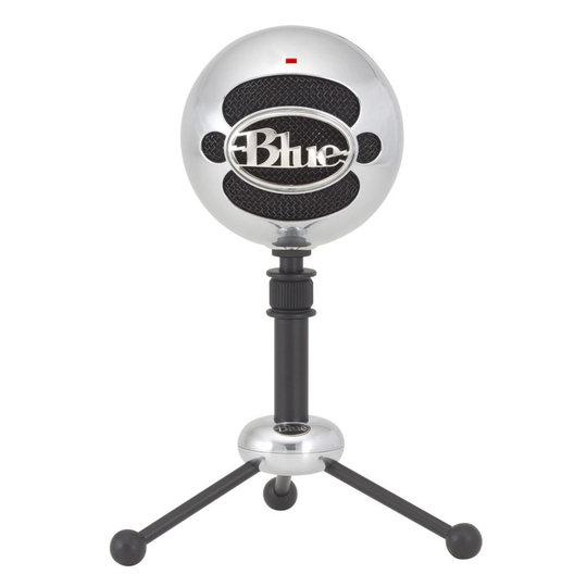 Blue - Microphone Snowball Brushed Aluminium (PC)