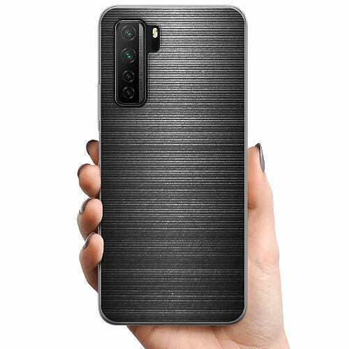 Huawei P40 lite 5G TPU Mobilskal Brushed Metal